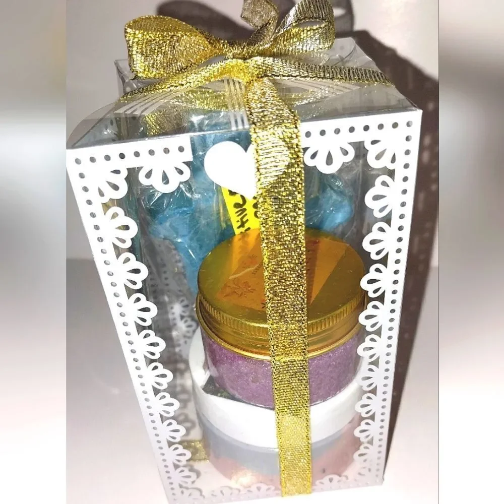 Hand crafted bath and body gift set 3pk